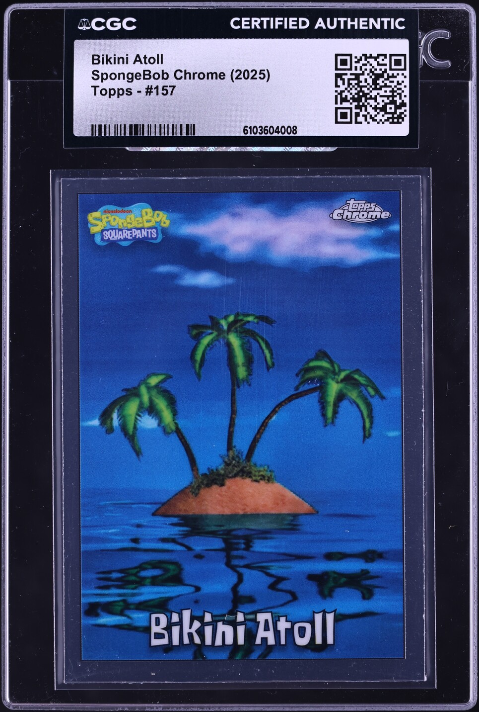 Topps Chrome SpongeBob Bikini Atoll CGC AUTH On Fanatics Collect