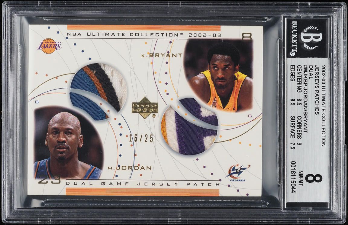 Ultimate Collection Dual Michael Jordan Kobe Bryant Patch Bgs