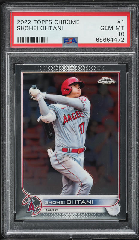 2022 Topps Chrome Platinum Anniversary Shohei Ohtani #1 CGC