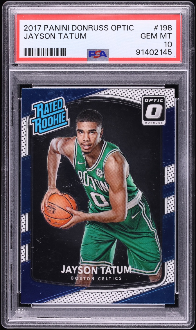 2017 Donruss Optic Jayson Tatum ROOKIE #198 PSA 10 GEM MINT
