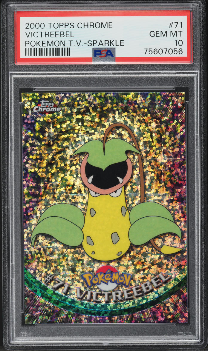 2000 Topps Chrome Pokemon Series 1 Sparkle Victreebel #71 PSA 10 GEM MINT