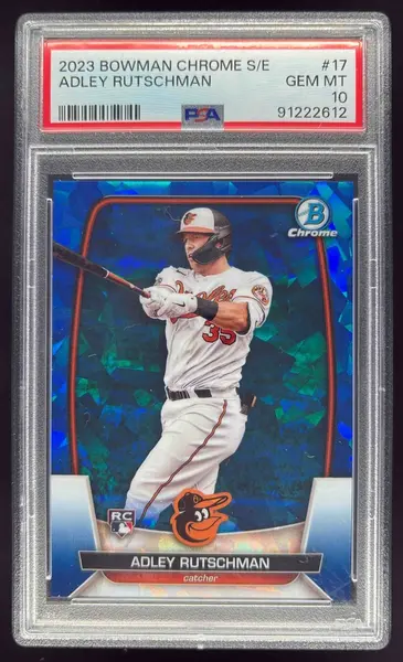 2023 Bowman Chrome Sapphire Chrome #17 Adley Rutschman RC