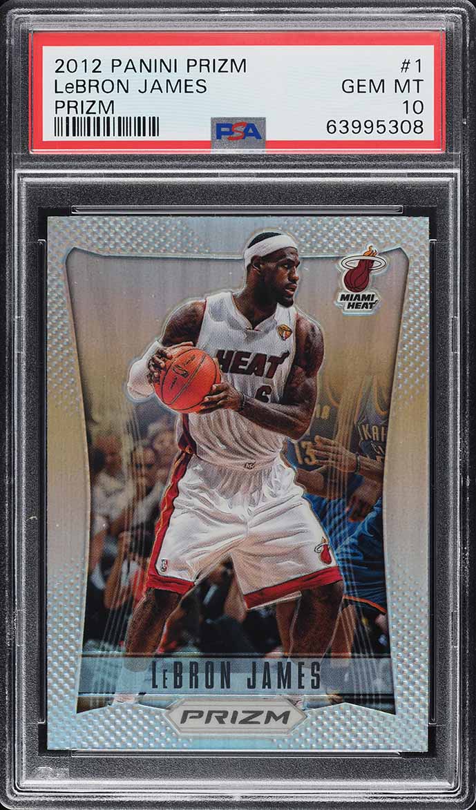 2012 Panini Prizm Silver LeBron James #1 PSA 10 GEM MINT