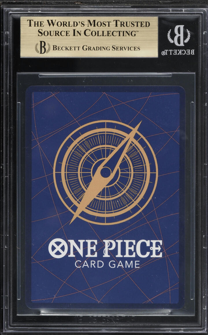 2025 One Piece A Fist Of Divine Speed Gold Foil SP Monkey D. Luffy #OP05-119 BGS 10 PRISTINE