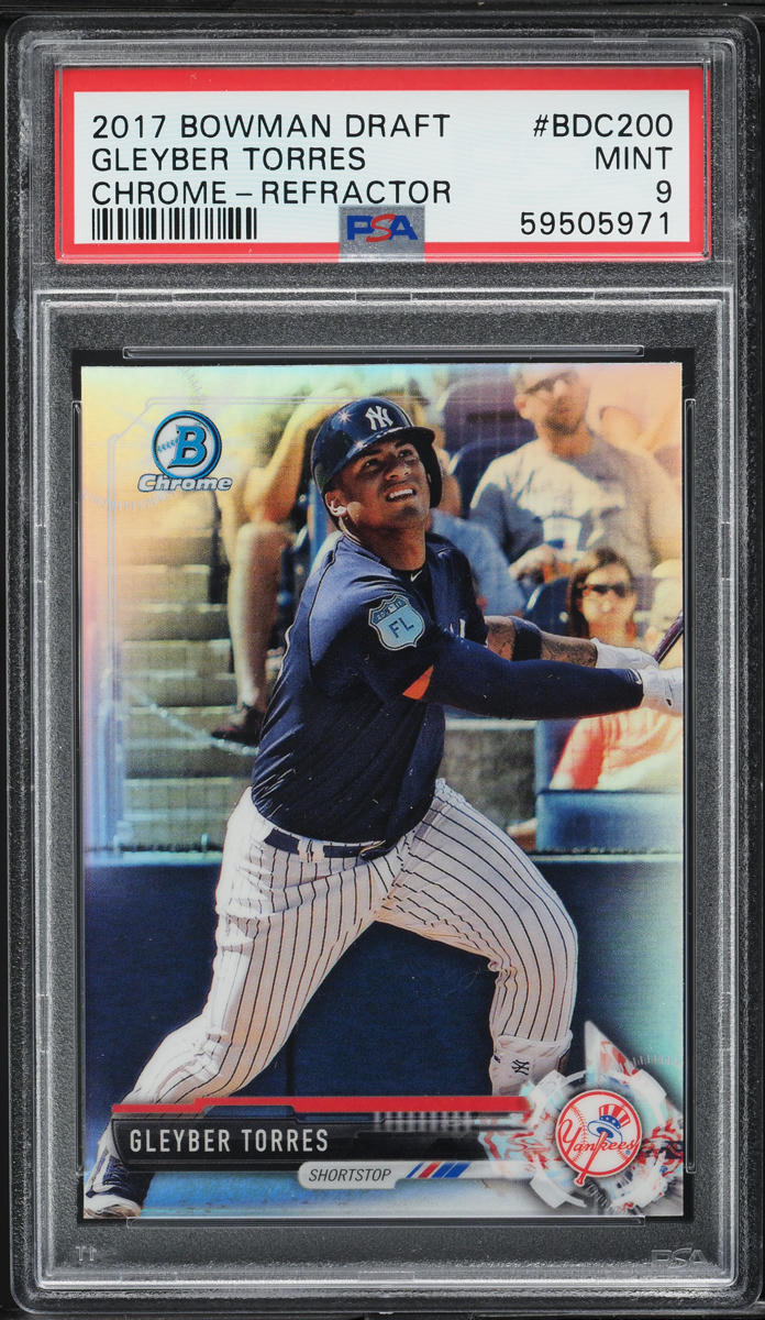 2017 Bowman Chrome Draft Refractor Gleyber Torres PROSPECT