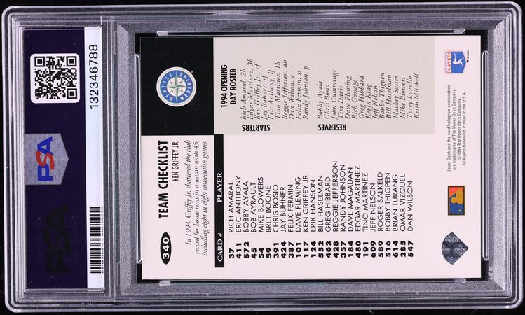 1994 Collector's Choice Ken Griffey Jr. #340 PSA 10 GEM MINT