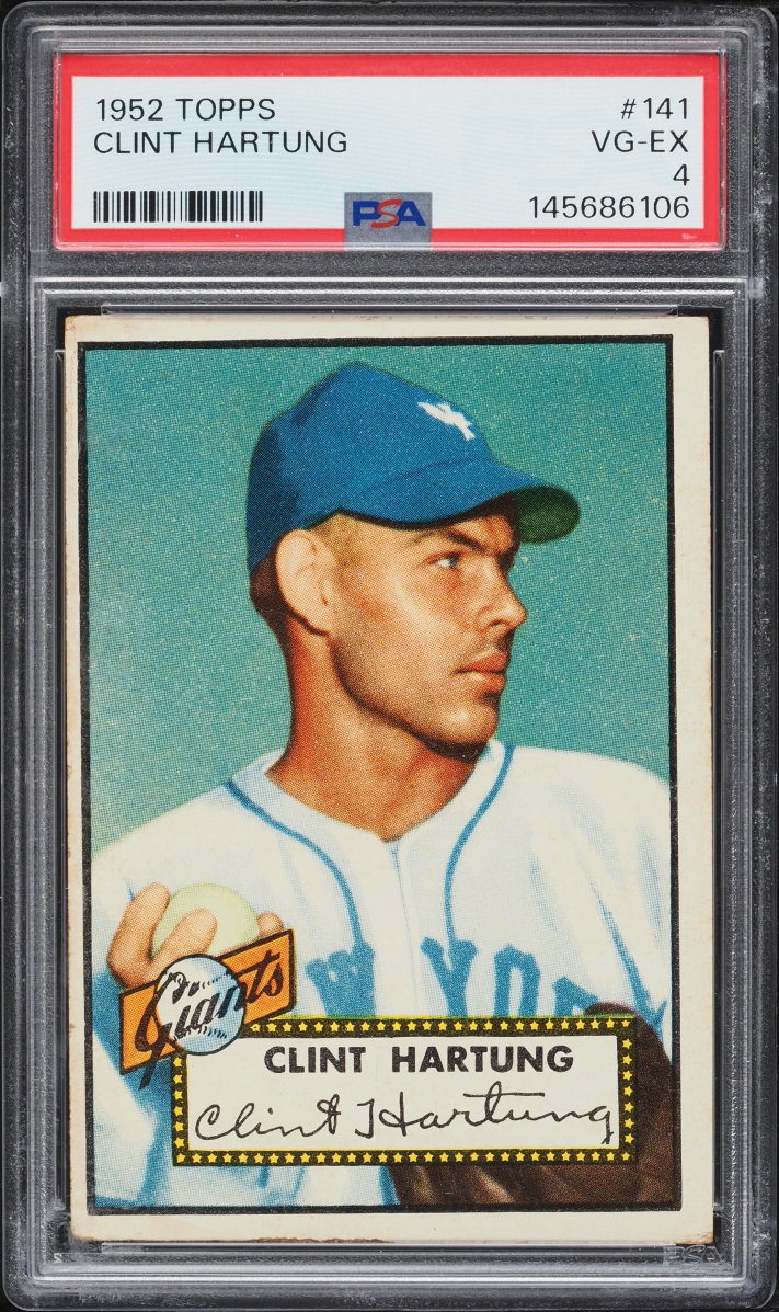 1952 Topps Clint Hartung #141 PSA 4 VGEX