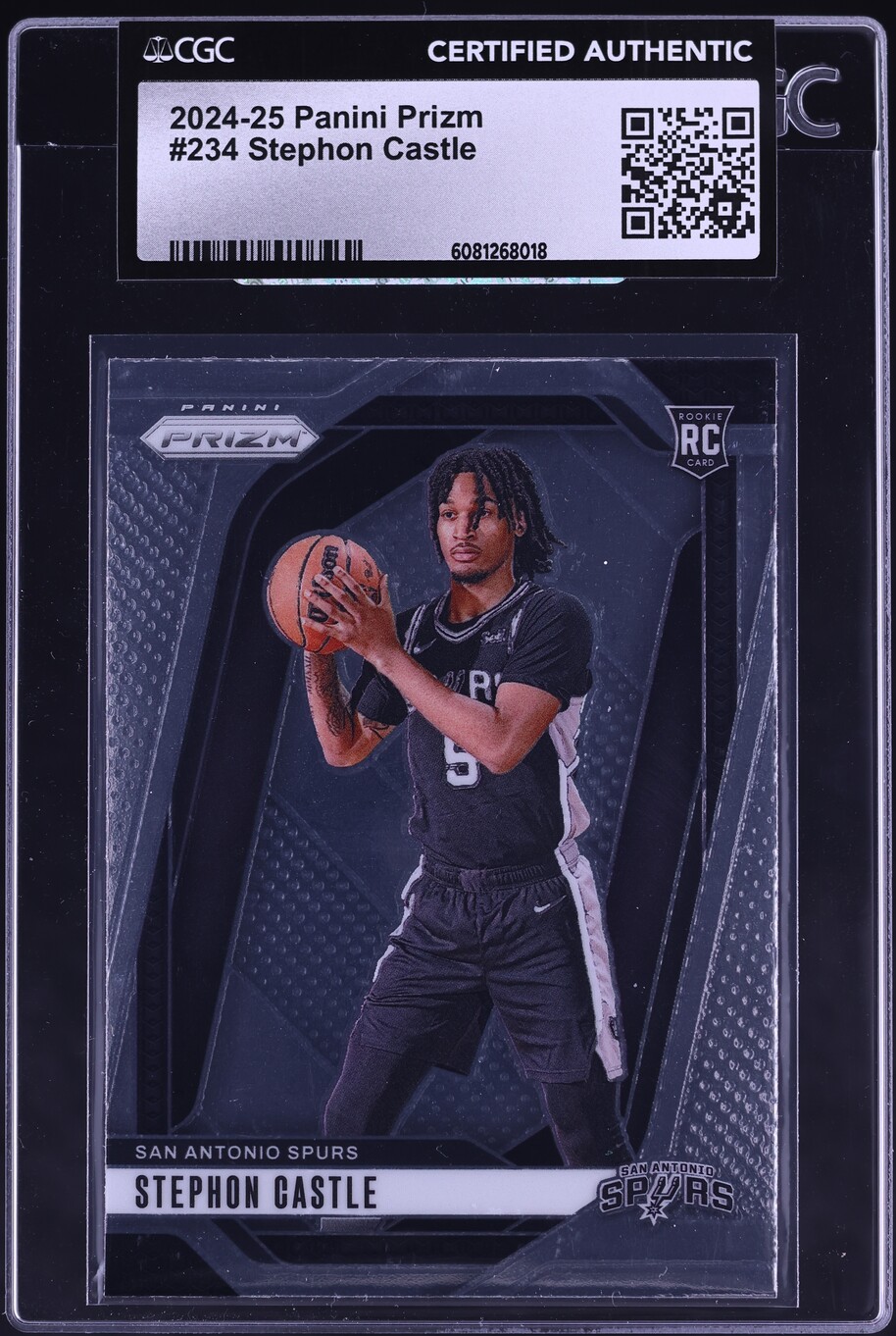 2024 Panini Prizm Stephon Castle ROOKIE #234 CGC AUTH