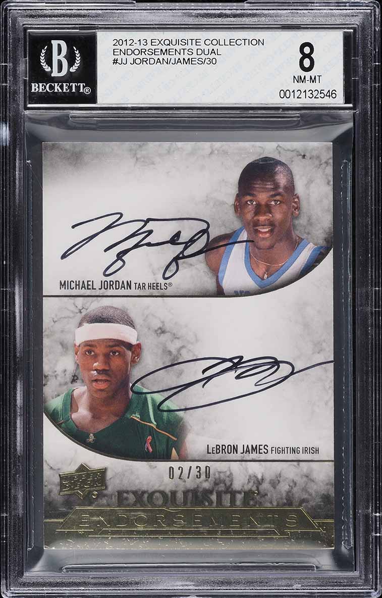 2012UD Exquisite LeBron James BGS9サインカード 2012UD Exquisite LeBron James BGS9サインカード
