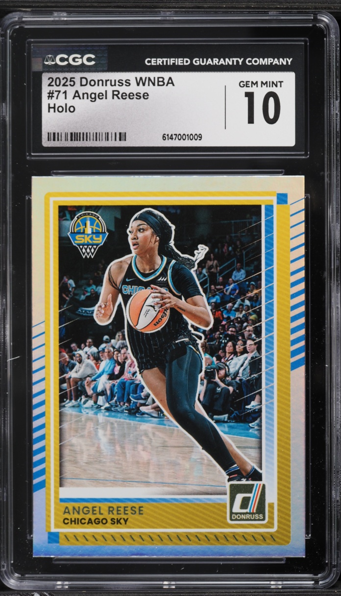 2025 Donruss WNBA Holo Angel Reese #71 CGC 10 GEM MINT