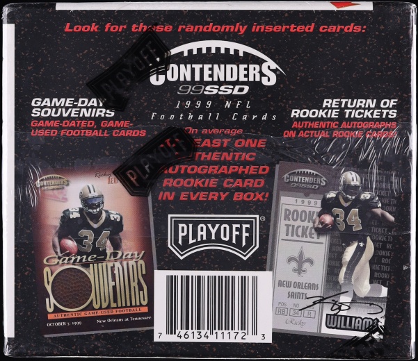 1999 Playoff Contenders SSD Football Sealed Hobby Box, 14ct Packs Kurt Warner Rookie? - Photo 2