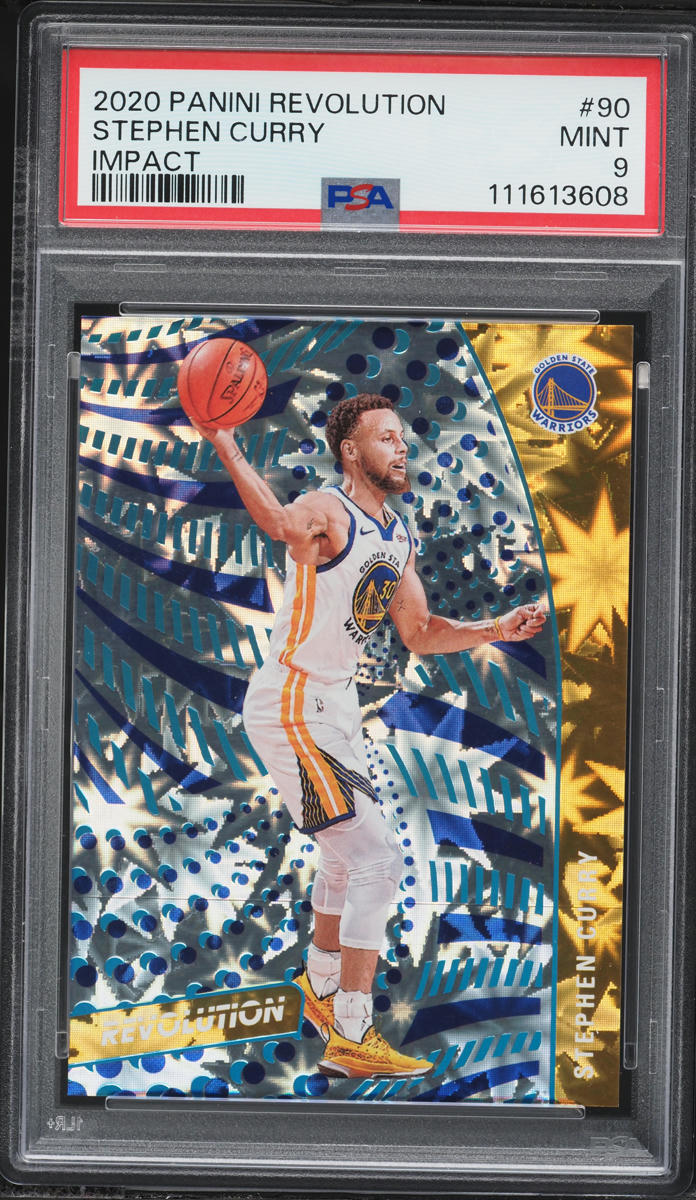 2020 Panini Revolution Impact Stephen Curry /149 #90 PSA 9 MINT