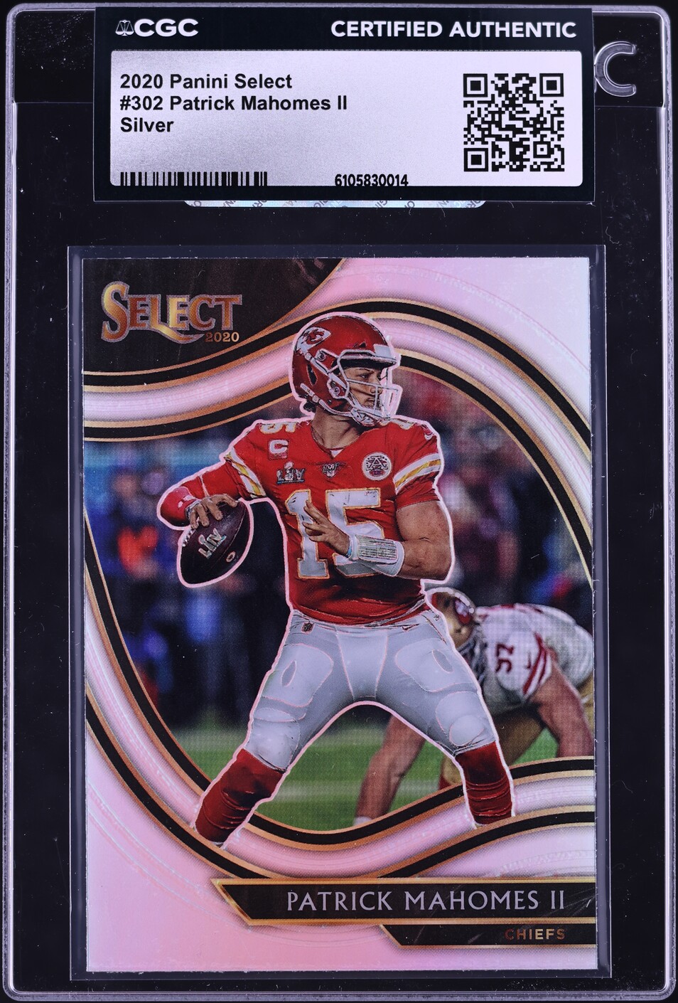 2020 Select Field Level Silver Prizm Patrick Mahomes II #302 CGC AUTH