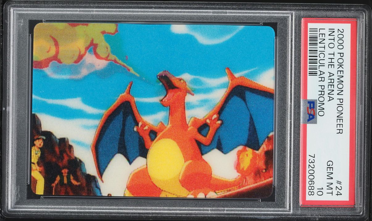 2000 Pokemon Pioneer Lenticular Promo Into The Arena #24 PSA 10 GEM MINT