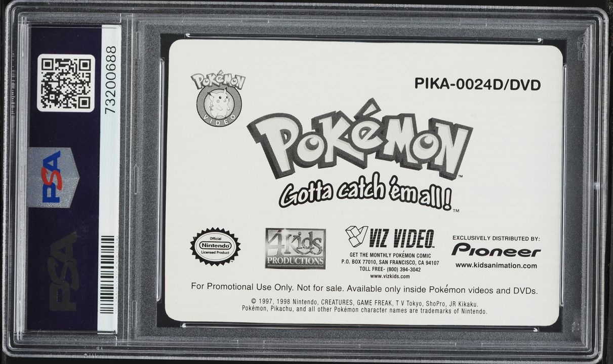 2000 Pokemon Pioneer Lenticular Promo Into The Arena #24 PSA 10 GEM MINT