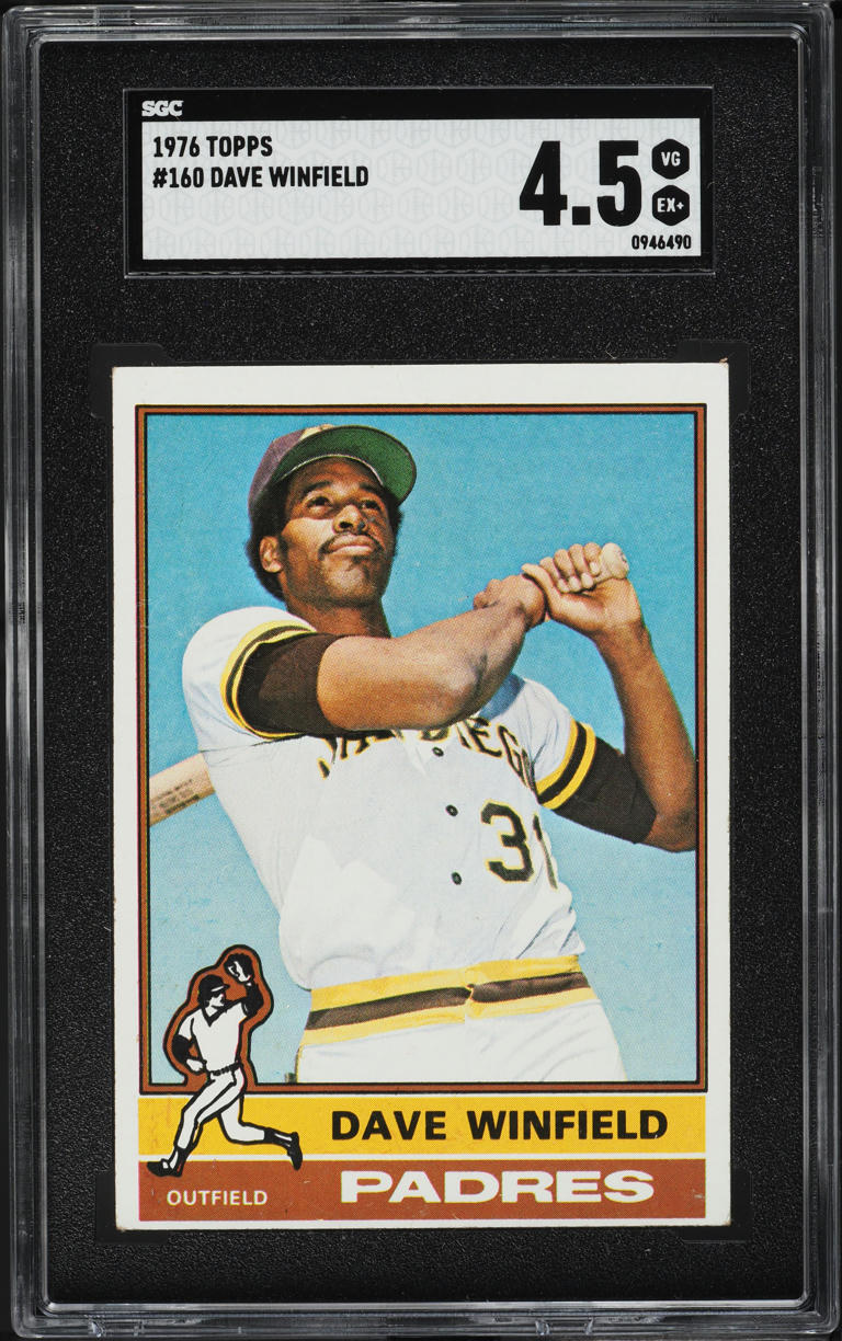 1976 Topps Dave Winfield #160 SGC 4.5 VGEX+