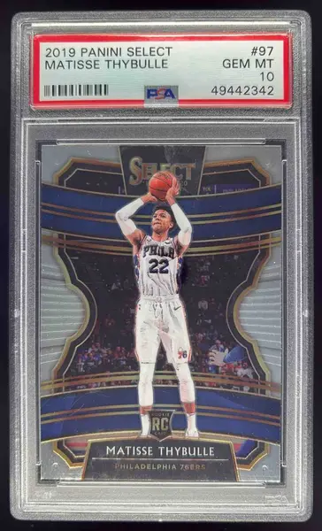 2019-20 Panini Select #1 Zion Williamson RC Concourse PSA 10