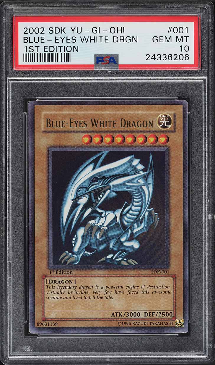 2002 Yu-Gi-Oh! Starter Deck Kaiba 1st Ed Blue-Eyes White Dragon