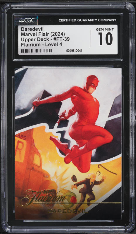 2016 Upper Deck Marvel Masterpieces Epic Purple Foil Daredevil