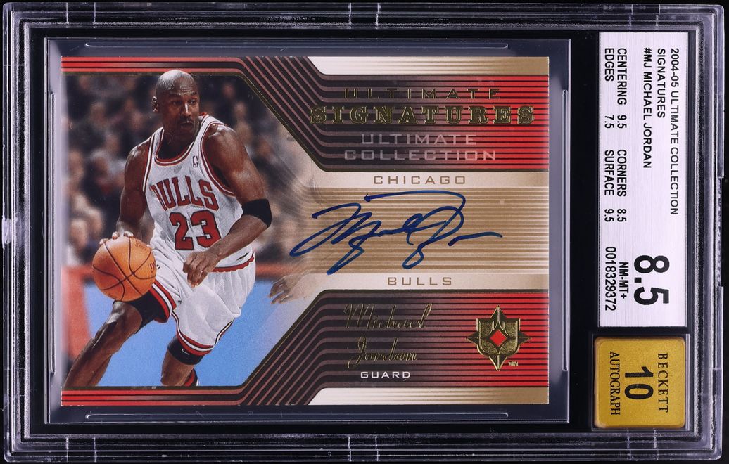 2004 Ultimate Collection Signatures Michael Jordan AUTO #US-MJ BGS 8.5 NM-MT+