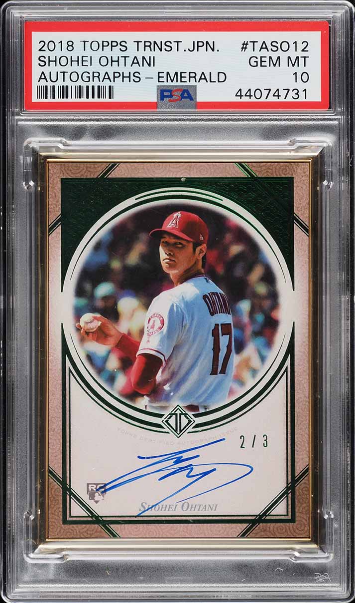 2020 Topps Chrome Refractor Shohei Ohtani #21 PSA 10 GEM