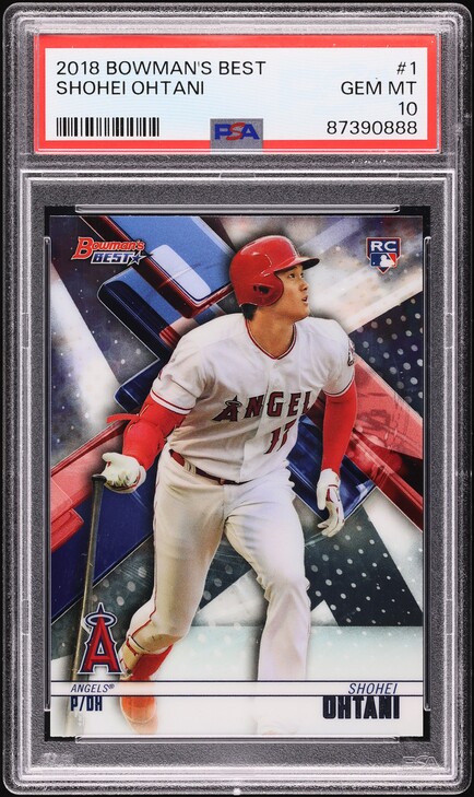 2018 Bowman's Best '98 Performers Shohei Ohtani ROOKIE #98BP