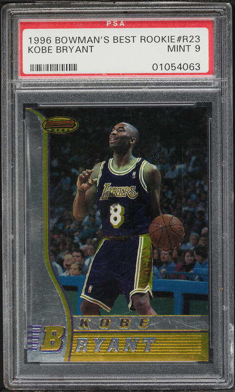 1996 Topps Draft Redemption Kobe Bryant ROOKIE #DP13 PSA 9 MINT on
