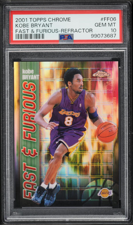 2006 Topps Chrome Gold Refractor Kobe Bryant /25 #129 PSA 9 MINT
