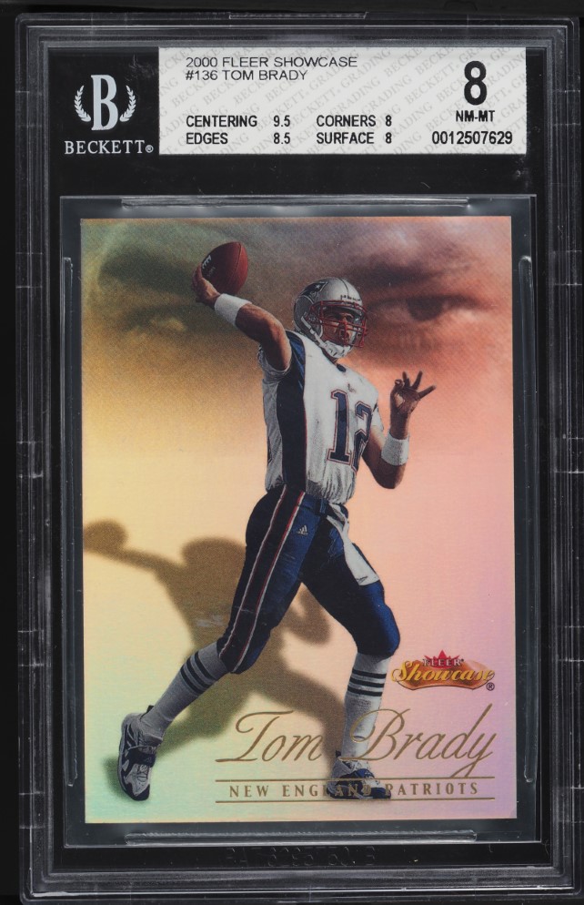 その他 2000 PACIFIC #403 TOM BRADY BGS 8.5 Tom Brady 2000 pacific rookie card #403 | eBay