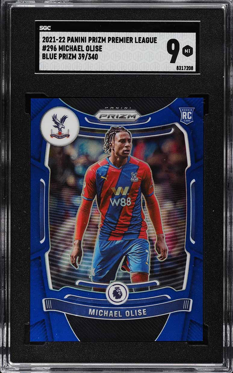 2021 Panini Prizm Premier League Blue Michael Olise ROOKIE