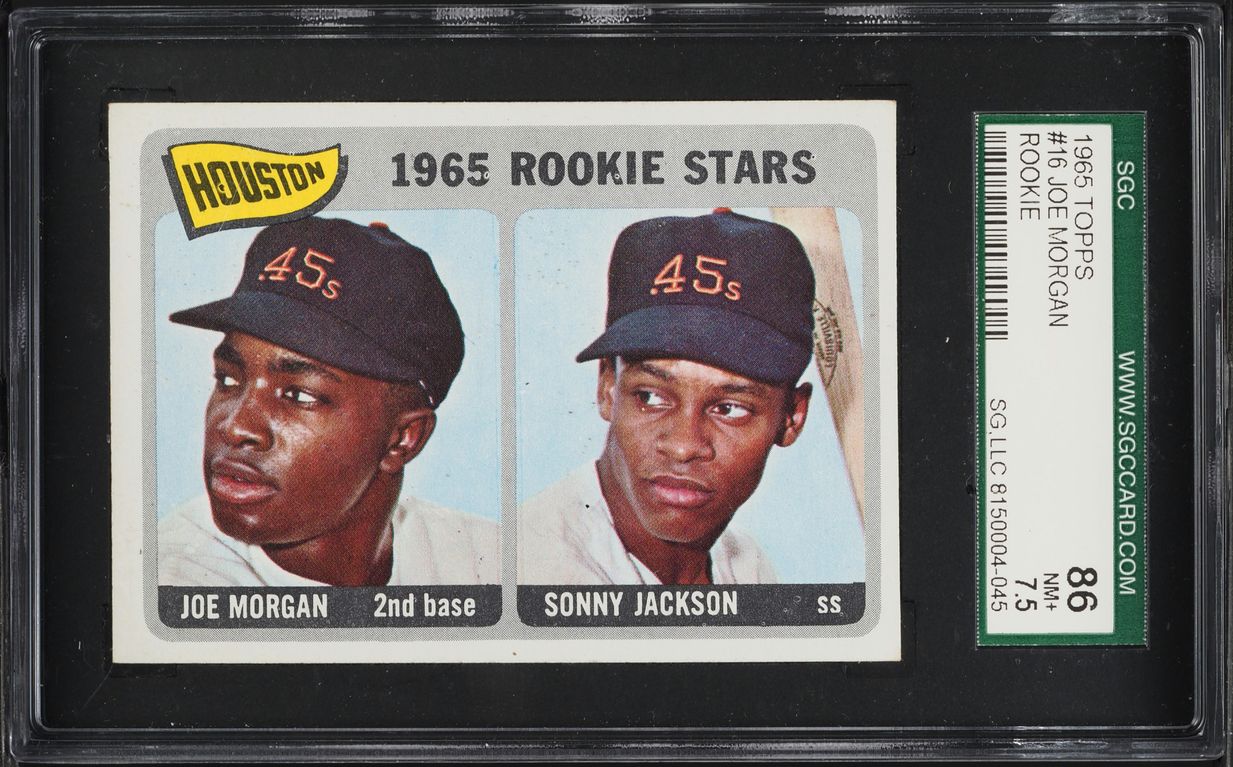 1965 Topps Joe Morgan ROOKIE #16 SGC 7.5 NRMT+