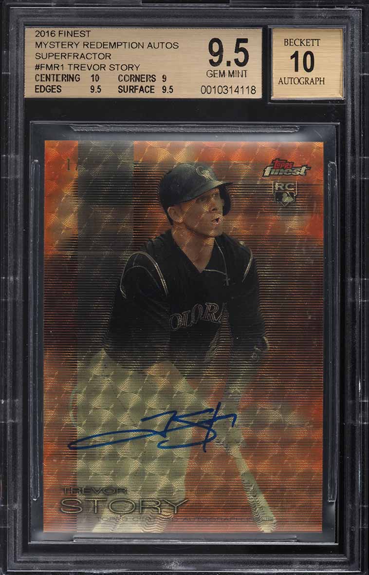 【BGS9 MINT】TREVOR STORY RC /99シリ AUTO BGS9 MINT】TREVOR STORY RC /99シリ AUTO Bowman Trevor Story
