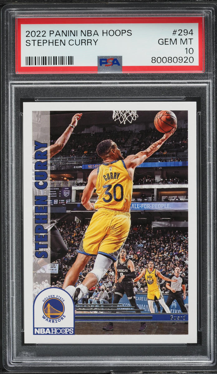 2022 Hoops Stephen Curry #294 PSA 10 GEM MINT