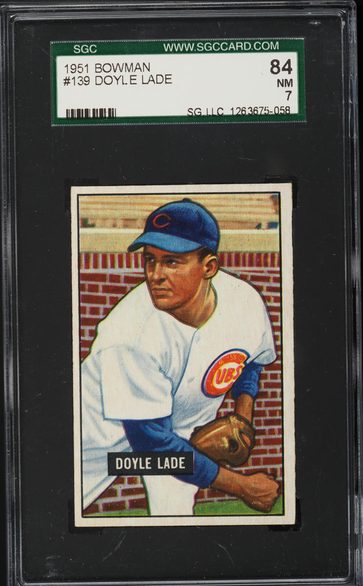 1951 Bowman Doyle Lade #139 SGC 7 NRMT