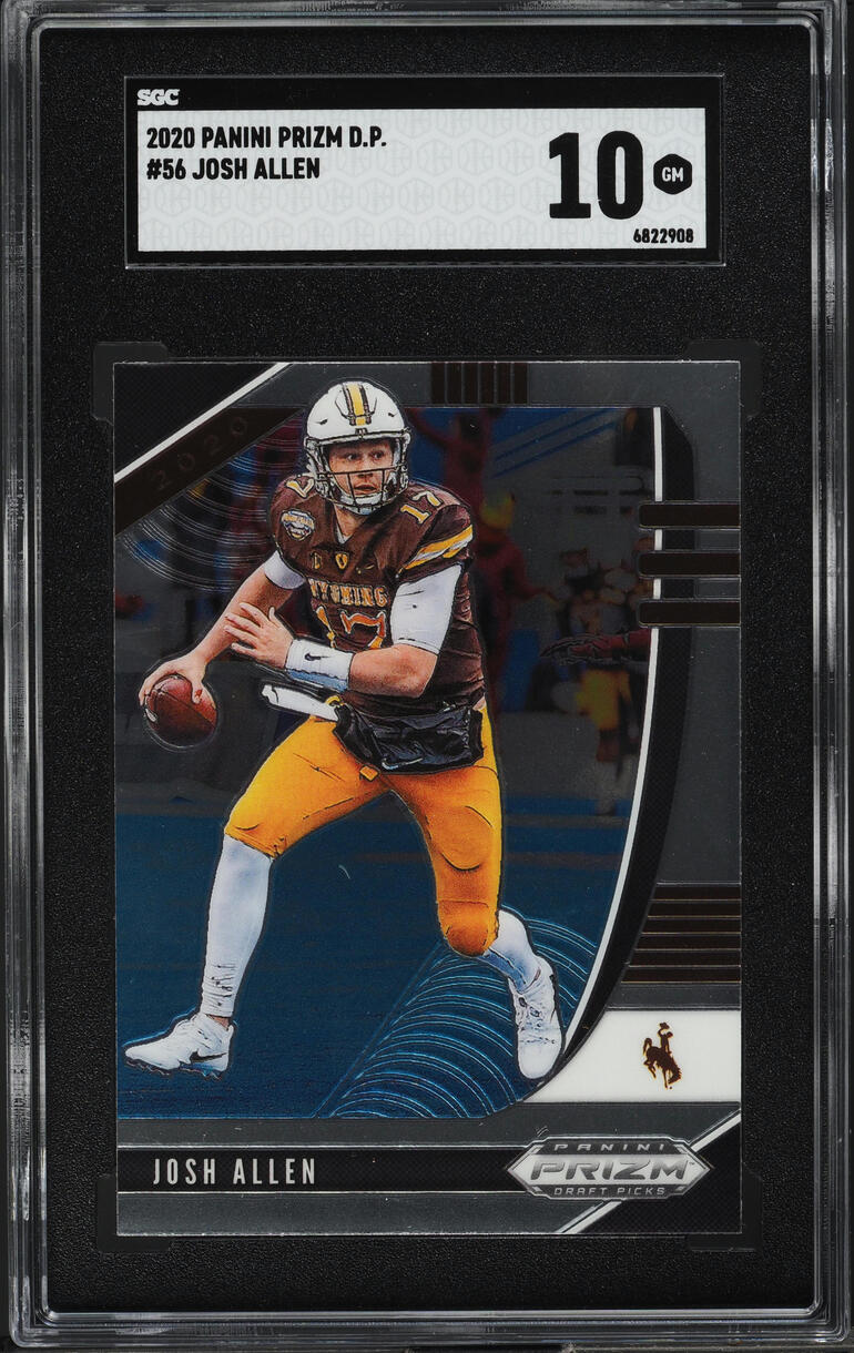2020 Panini Prizm Draft Picks Josh Allen #56 SGC 10 GEM MINT