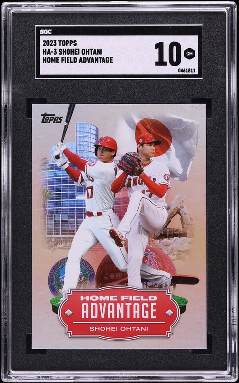 2023 Topps Home Field Advantage Shohei Ohtani #HA-3 SGC 10 GEM MINT