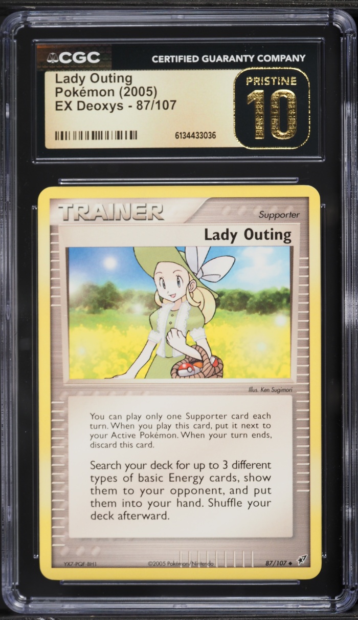 2005 Pokemon EX Deoxys Lady Outing #87 CGC 10 PRISTINE