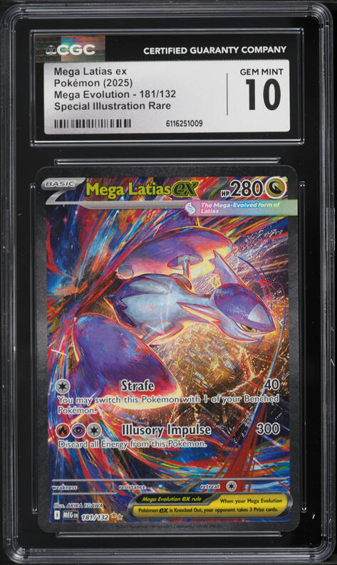 2025 Pokemon Japanese Mega Symphonia SAR Mega Latias ex #88 CGC 10