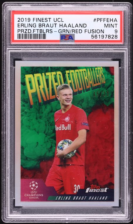 2019 Finest UEFA Prized Footballers Green Red Fusion Erling