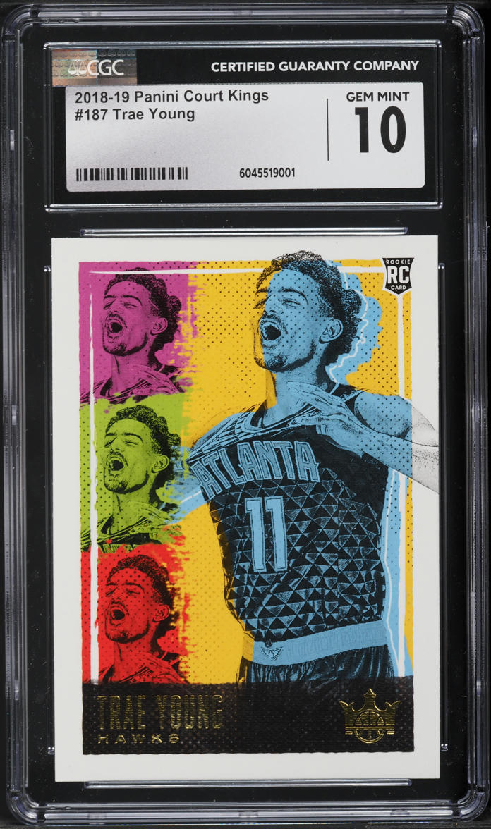 2018 Panini Court Kings Trae Young ROOKIE #187 CGC 10 GEM MINT