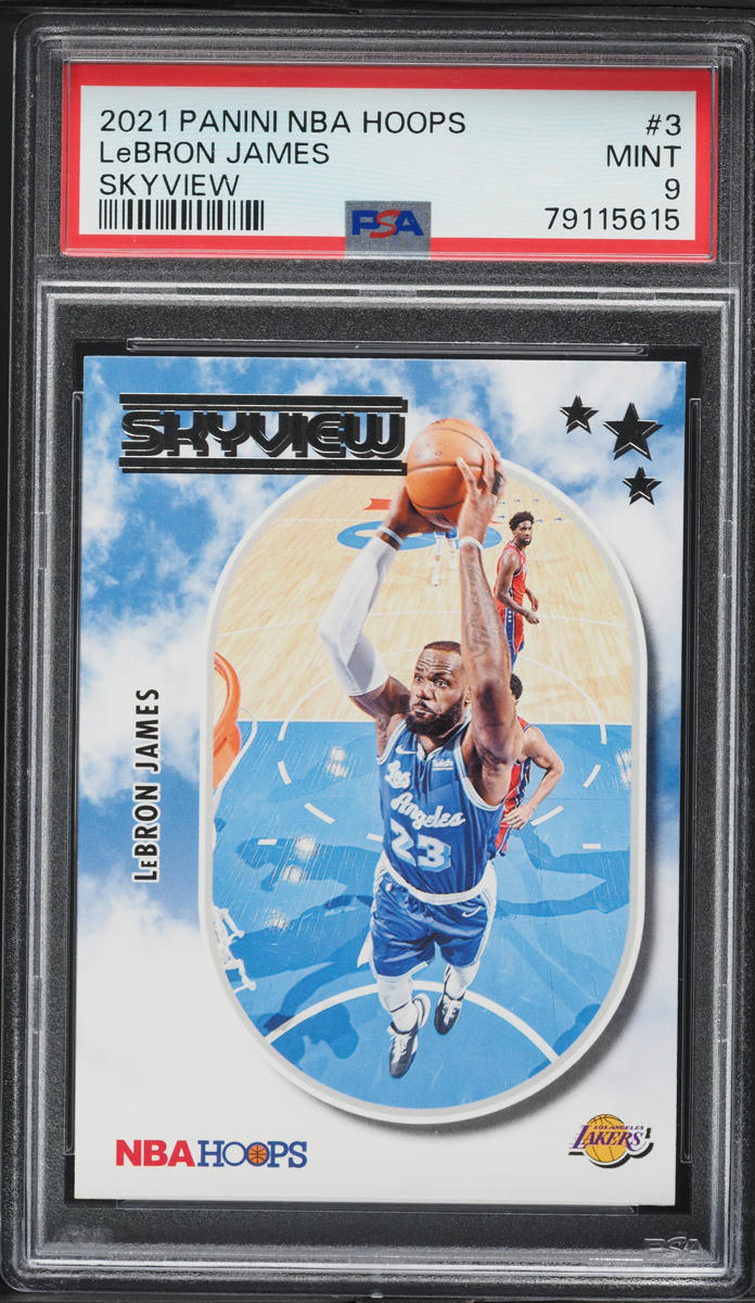 2021 Hoops Skyview LeBron James #3 PSA 9 MINT
