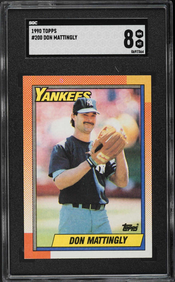 1990 Topps Don Mattingly #200 SGC 8 NM-MT