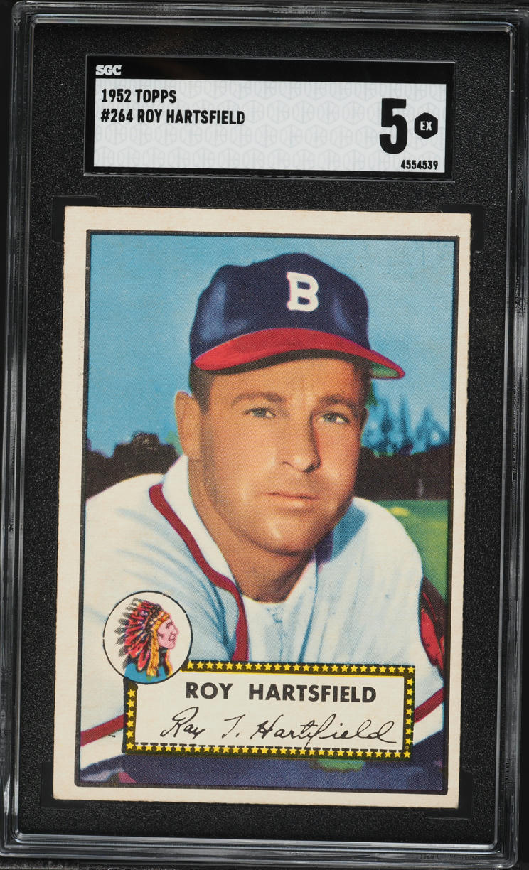 1952 Topps Roy Hartsfield #264 SGC 5 EX