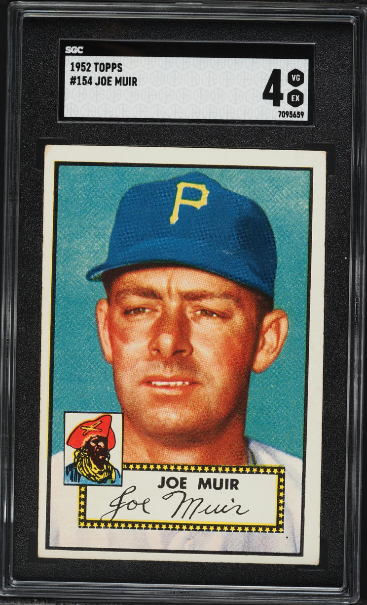 1952 Topps Joe Muir #154 SGC 4 VGEX