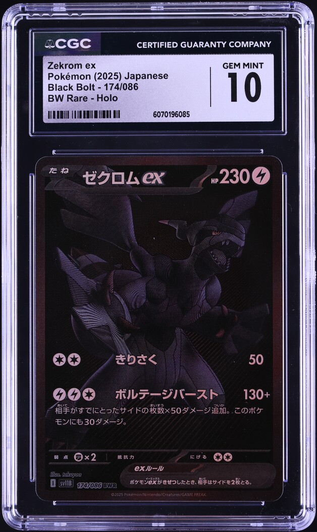 ゼクロム　BWR ゼクロムex BWR（174/086） [SV11B] ブラックボルト – アニメノ