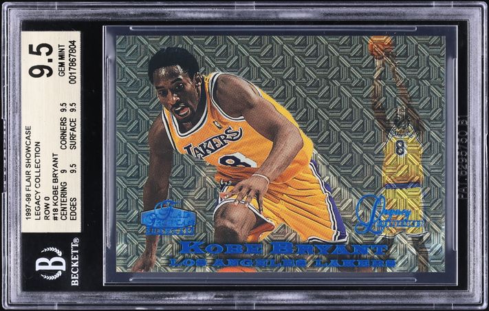 1997 Flair Showcase Legacy Collection Row 0 Kobe Bryant /100 #18