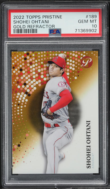 大谷翔平 2022 Topps Chrome Gold /25 PSA 10 2022 Topps Gilded Collection - Shohei Ohtani #25 /99 for