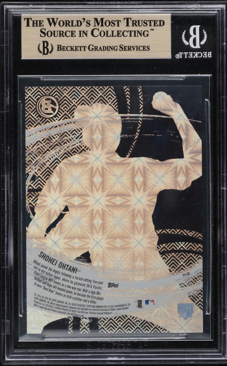 2018 Bowman High Tek Tide Black Galactic Diffractor Shohei