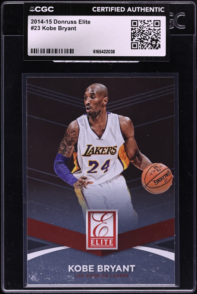 2014 Donruss Elite Kobe Bryant #23 CGC AUTH