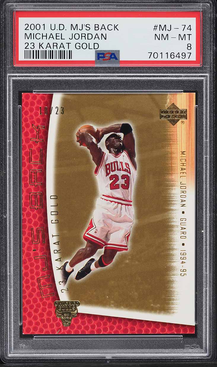 2001 SP Authentic Star Signatures Michael Jordan AUTO DNA 10 /75